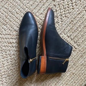 Black Nisolo booties size 10